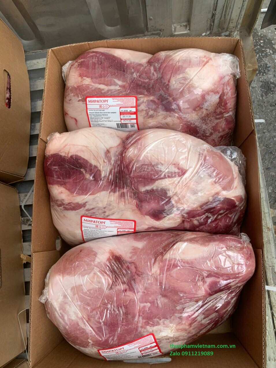 Chuyên bán : Thịt Nạc Đùi Heo đông lạnh hàng nhập khẩu giá sỉ